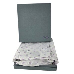FD Empty Gift Presentation Box and Tissue Paper